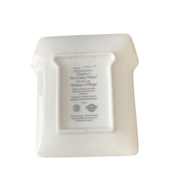 Vintage Disney Retired Goody’s Ice Cream Parlor Mickey’s Village House Plaque - Picture 3 of 6